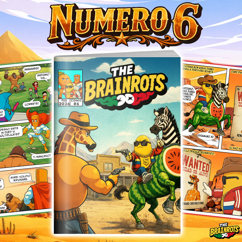 Fumetto The Brainrots n. 6 (Febbraio 2026)