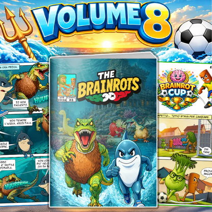 Fumetto The Brainrots n. 8 (Aprile 2026)
