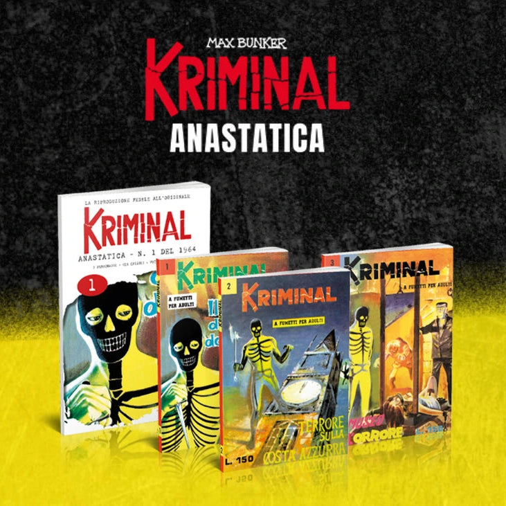 Raccolta Collezione Fumetto KRIMINAL ANASTATICA