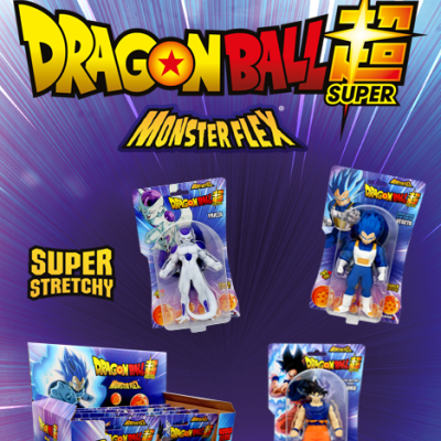 Personaggi DRAGONBALL Serie 2 2026 - Action Figure 3D Super Allungabili Monsterflex Goku Manga (Copia)