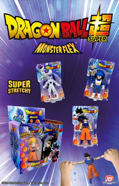 Personaggi DRAGONBALL Serie 2 2026 - Action Figure 3D Super Allungabili Monsterflex Goku Manga (Copia)