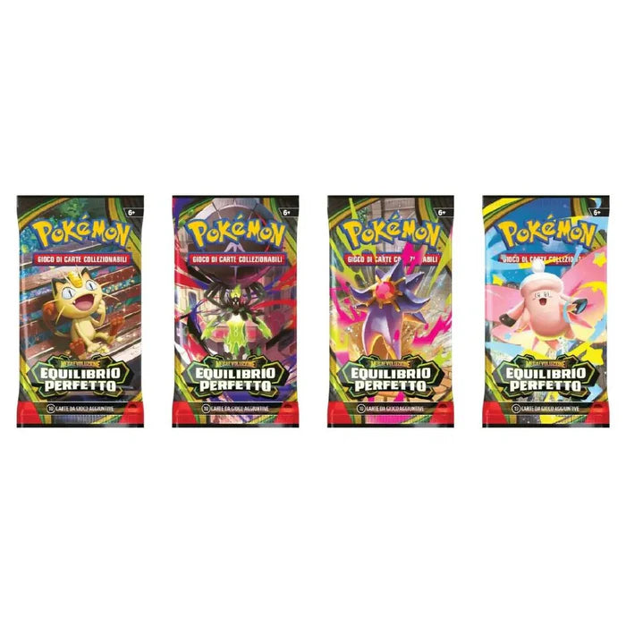 Single Pokémon ITA Sealed Packets - 3 Expansion Game Cards in Italian