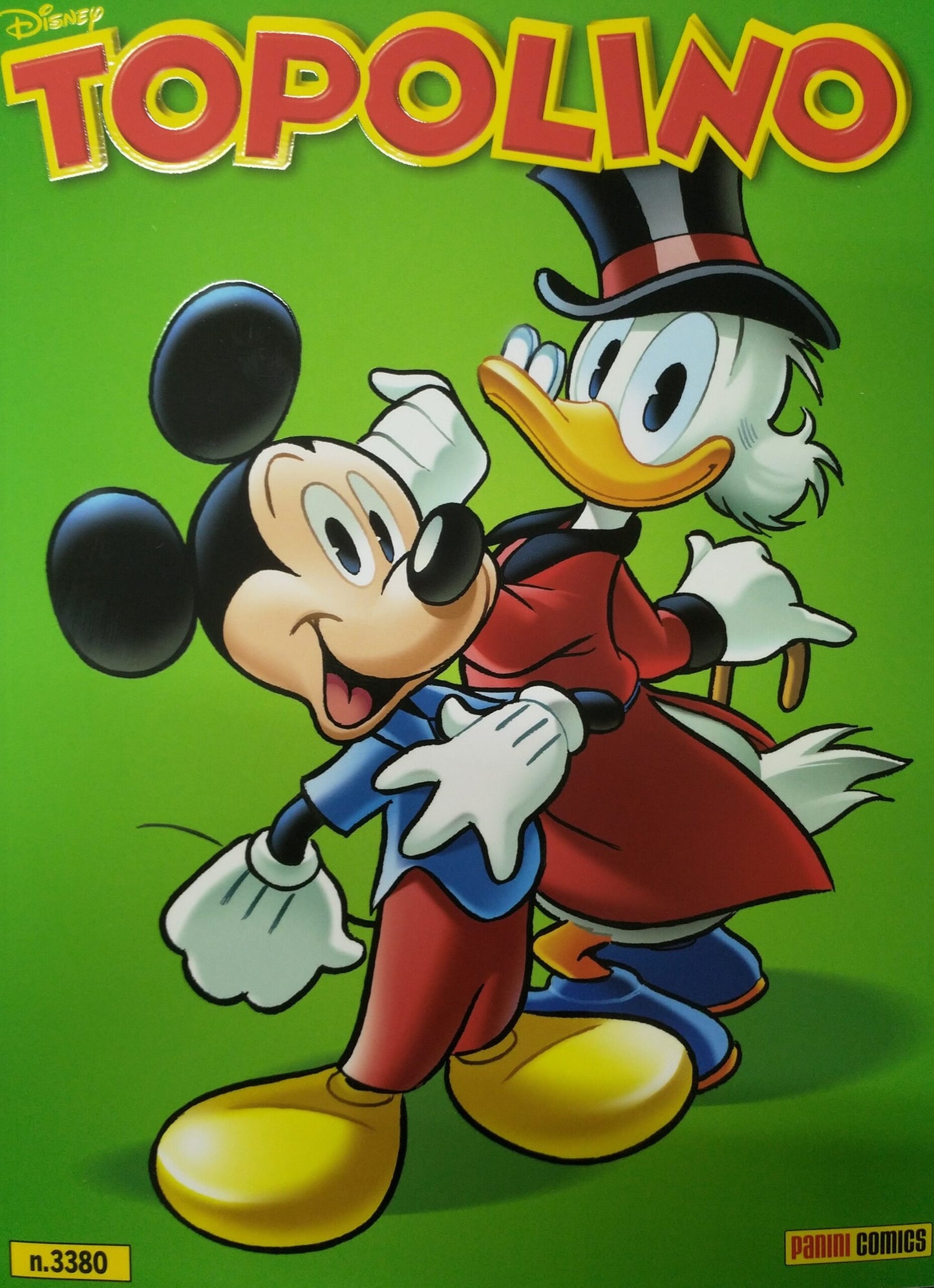 Mickey Mouse a épinglé le numéro de bande dessinée n. 1 RÉIMPRESSION Collector 60lire Vintage Rare