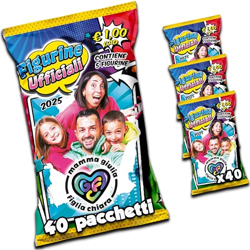 Set Album e/o bustine sigillate di Figurine Mamma Giulia e figlia Chiara