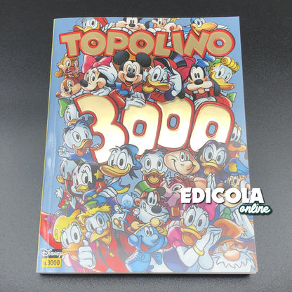 TOPOLINO Comic n. 3000 Collectible Variant Gold Cover Rare Cover