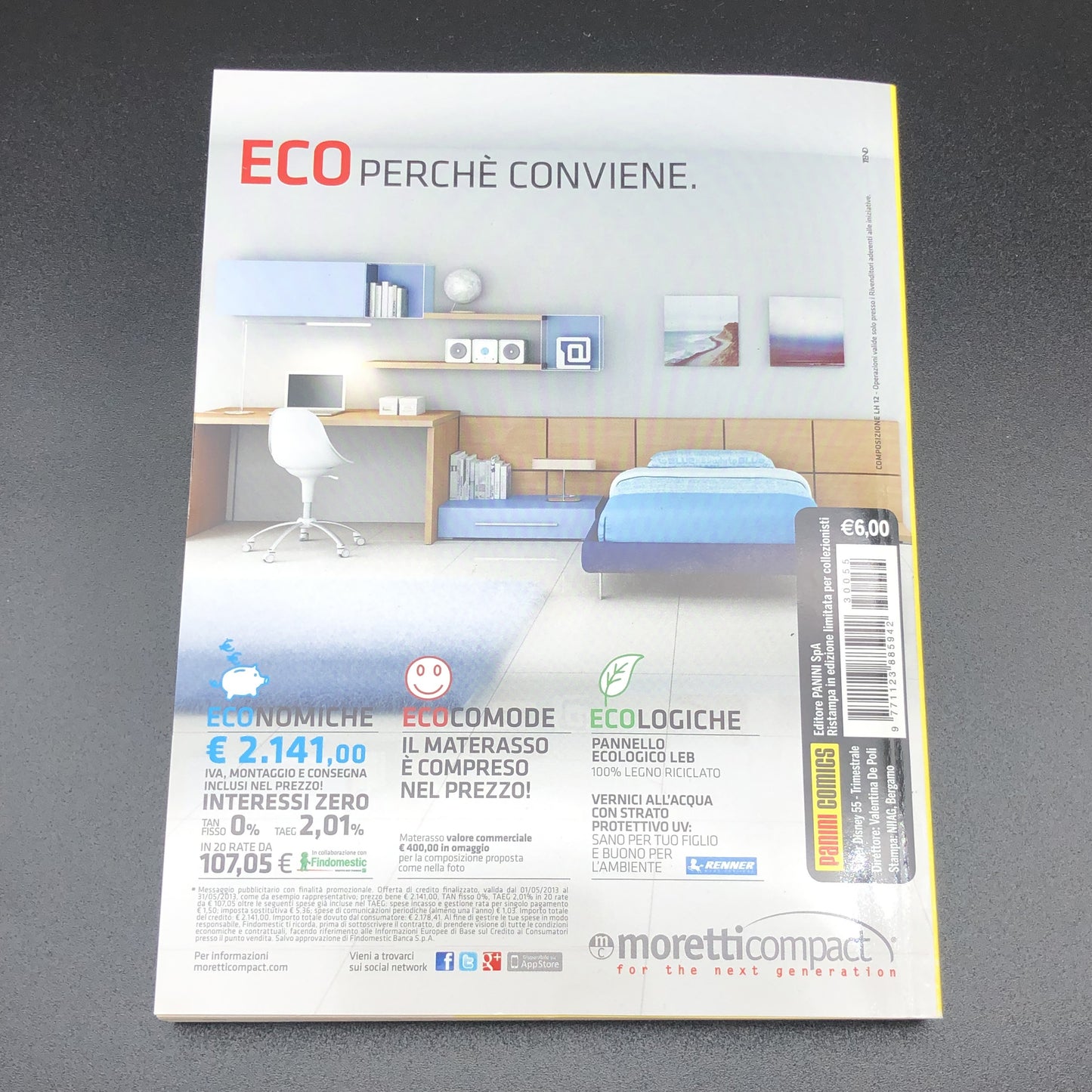 TOPOLINO Comic n. 3000 Collectible Variant Gold Cover Rare Cover