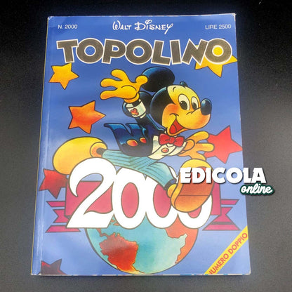 Bande dessinée MICKEY MOUSE n. 2000 Variante de collection Gold Gold Cover Rare Cover