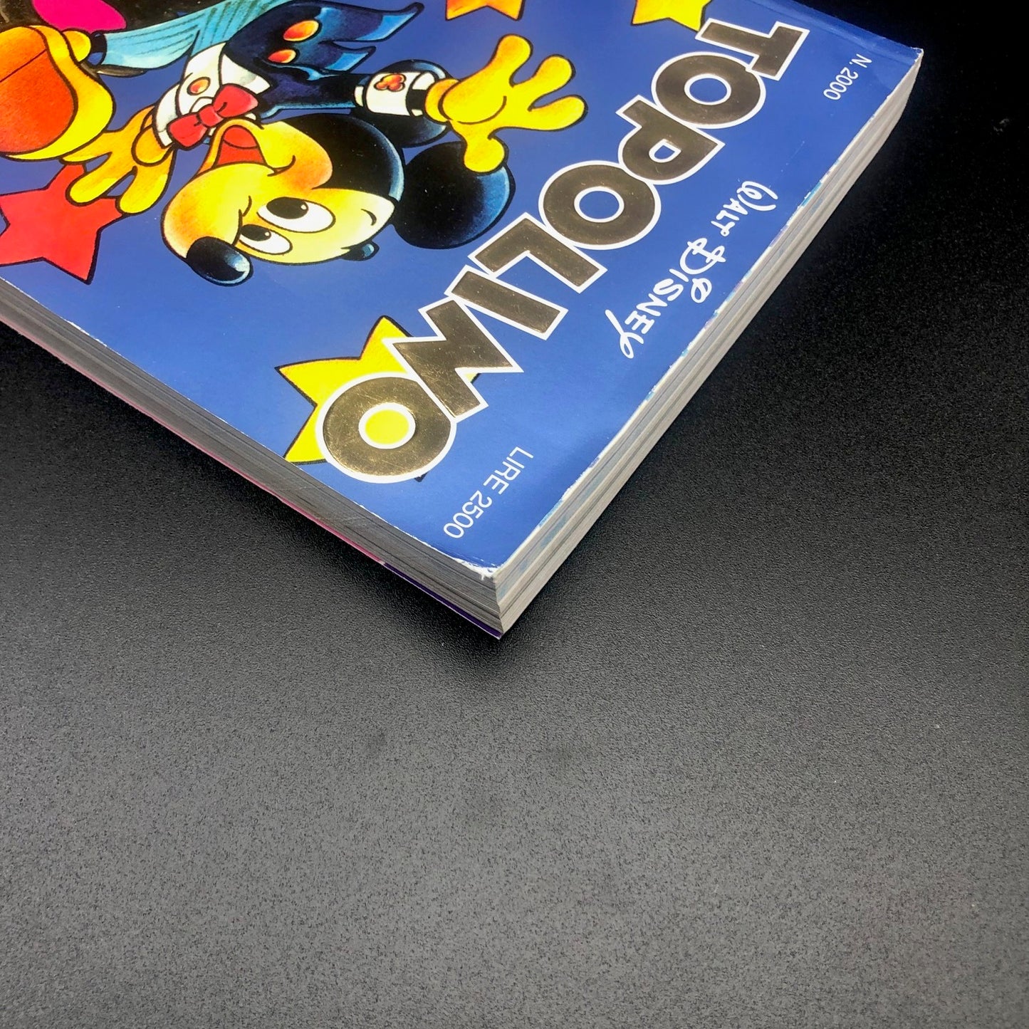 Bande dessinée MICKEY MOUSE n. 2000 Variante de collection Gold Gold Cover Rare Cover