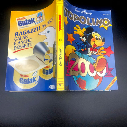 Bande dessinée MICKEY MOUSE n. 2000 Variante de collection Gold Gold Cover Rare Cover