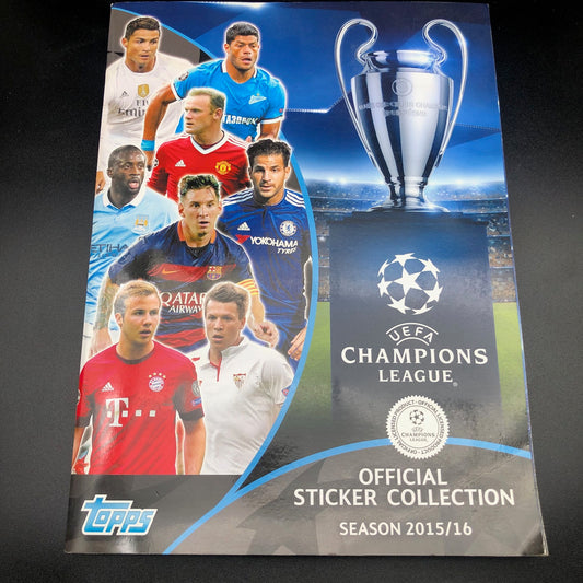 Album Completo di Figurine Calciatori CHAMPIONS LEAGUE 2015-16 Topps Uefa 2016