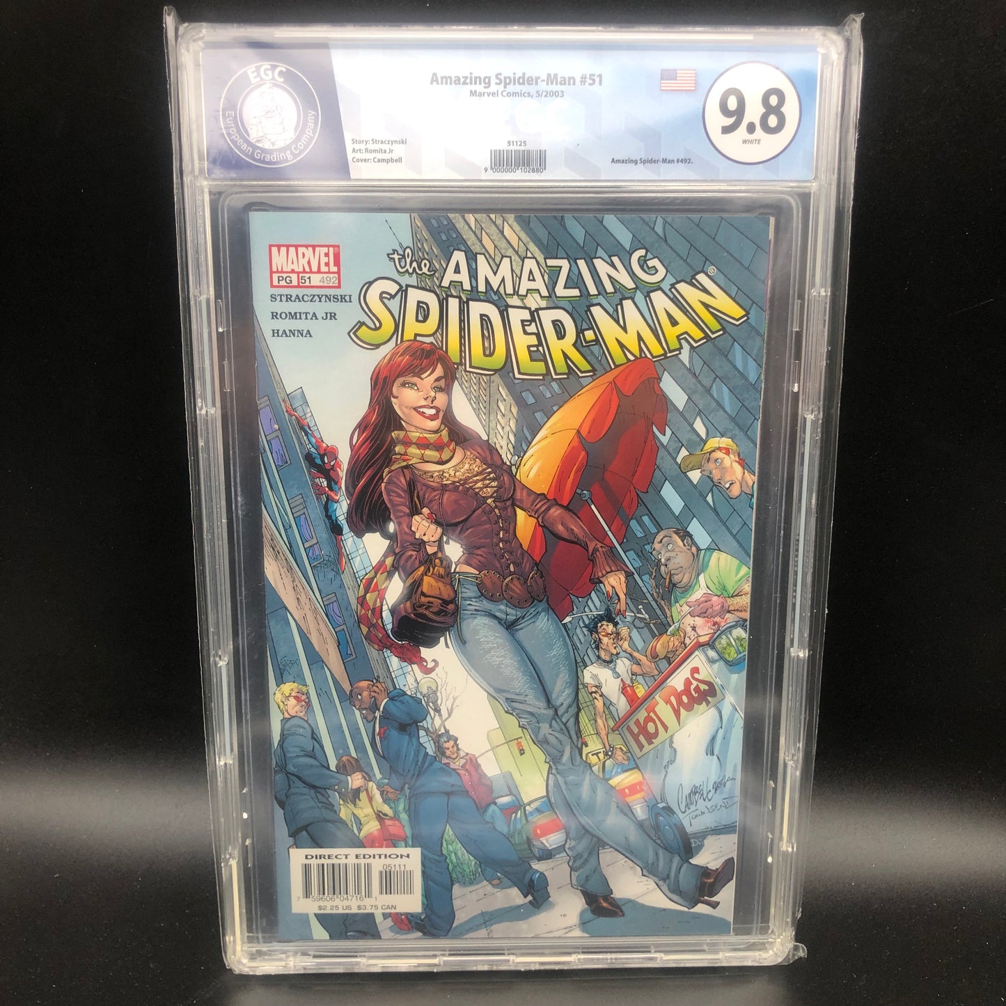 Fumetti Gradati EGC : The Amazing Spider-Man (Vol. 2) #51 - EGC 9.8 - Prima edizione 2003