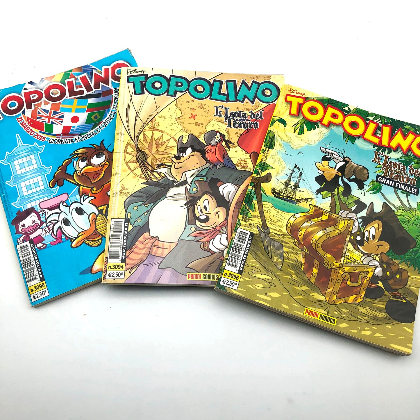 Fumetto TOPOLINO n. 3094 + 3095 + 3096  (con storia parodia Dylan Top Dog + L'Isola del Tesoro)