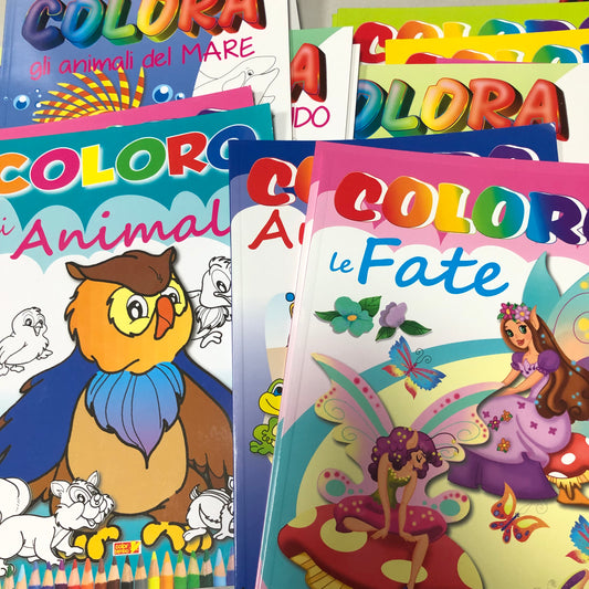 Stock de LIVRES DE COLORIAGE pour enfants - Nouveautés en kiosque