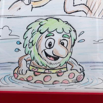 Tavola Originale del Fumetto "THE BRAINROT" n. 0 pag. 8 (zero pagina 8) Firmata