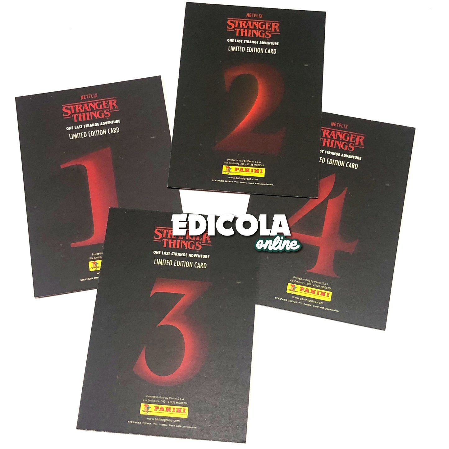 Set Album e/o Bustine di Figurine Stranger Things - One Last Strange Adventure (Panini 2025)