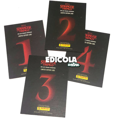 Set Album e/o Bustine di Figurine Stranger Things - One Last Strange Adventure (Panini 2025)
