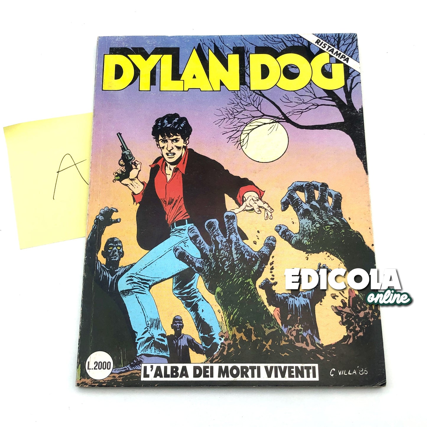 Fumetto di DYLAN DOG n. 1 L'Alba dei morti viventi (Ristampa)