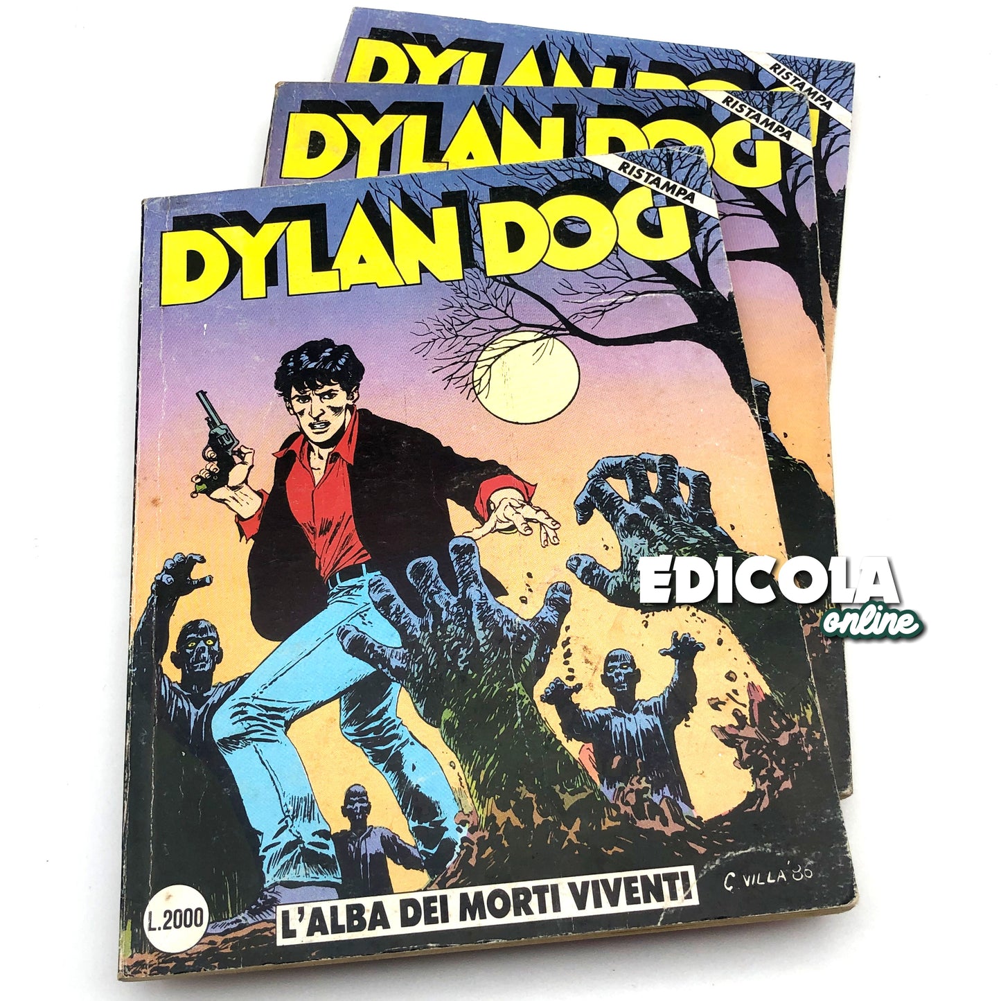 Fumetto di DYLAN DOG n. 1 L'Alba dei morti viventi (Ristampa)