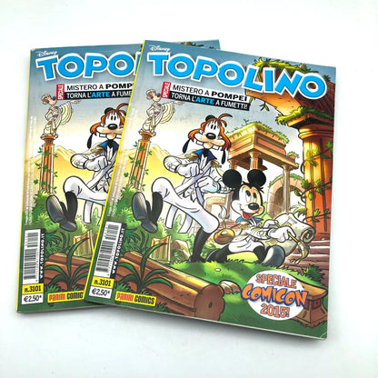 Mickey Mouse booklet n. 3101 Special Edition Comicon 2015 (Mickey Mouse story in Pompeii)