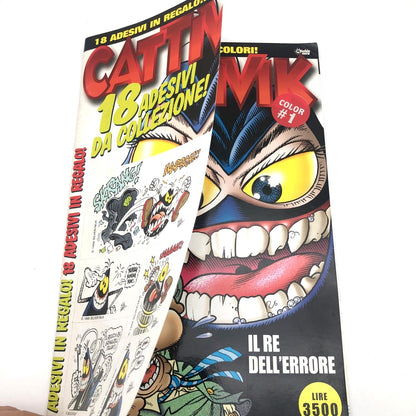 CATTIVIK Silver Color #1 - Completi di 18 Adesivi - Il Re dell'errore