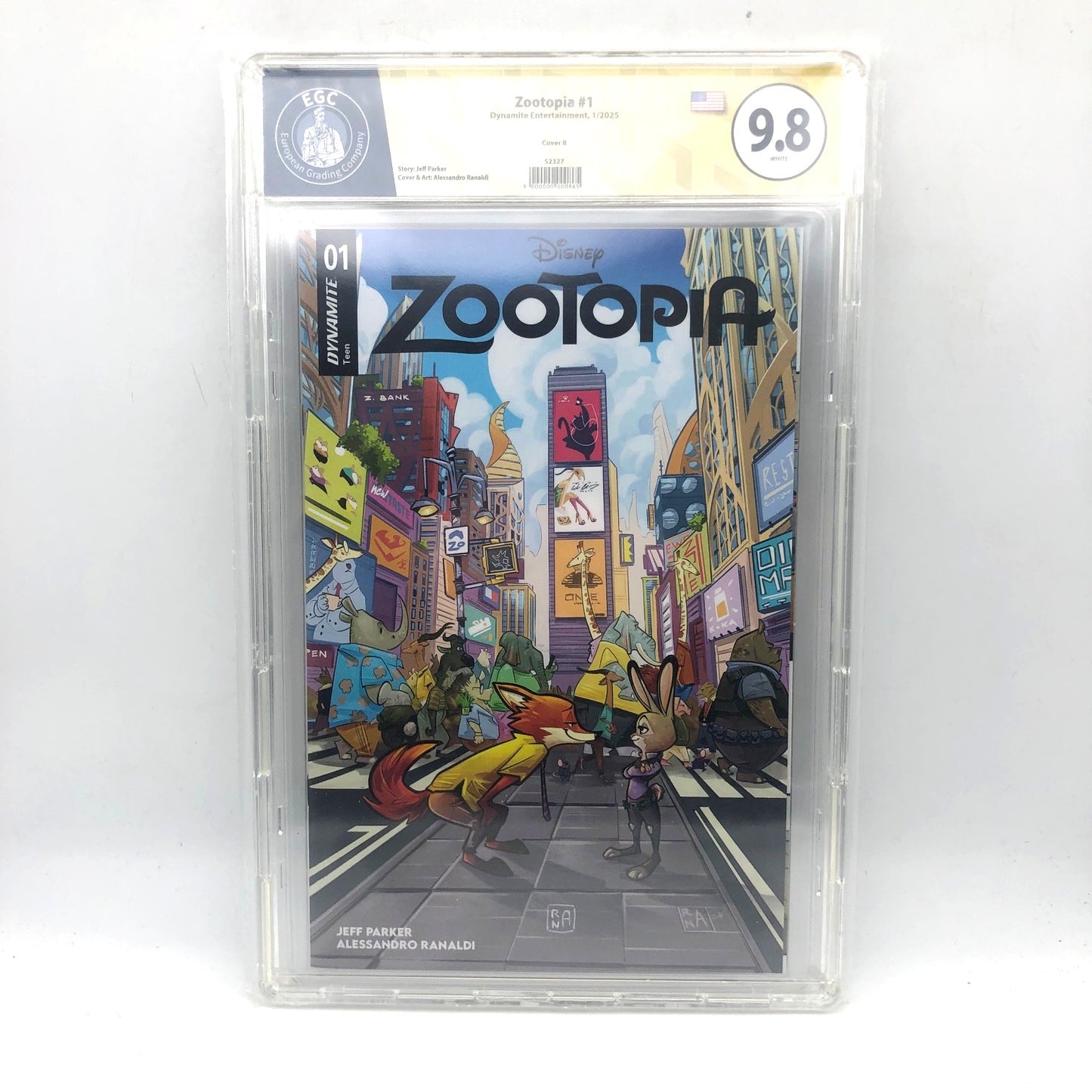 Fumetti Gradati EGC : ZOOTOPIA #1 - Autografato da Alessandro Ranaldi - EGC 9.8 - Prima edizione 2025