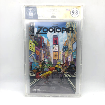 Fumetti Gradati EGC : ZOOTOPIA #1 - Autografato da Alessandro Ranaldi - EGC 9.8 - Prima edizione 2025