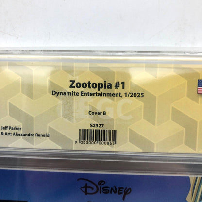 Fumetti Gradati EGC : ZOOTOPIA #1 - Autografato da Alessandro Ranaldi - EGC 9.8 - Prima edizione 2025