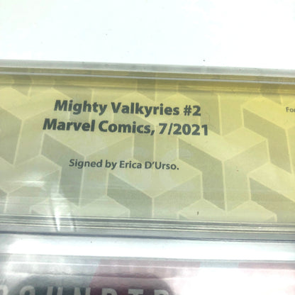 Fumetti Gradati EGC : The Mighty VALKYRYIES #2 - Autografato da Erica D'Urso - EGC 9.5 - Prima edizione 2021