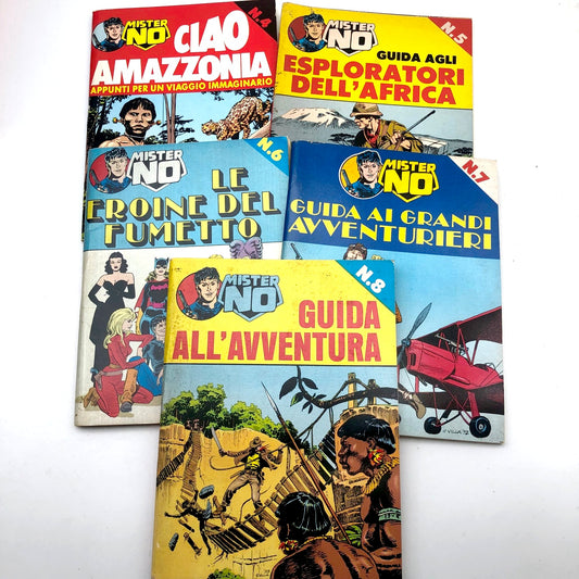 Set 5 Volumetti : MISTER NO n. 4 5 6 7 8