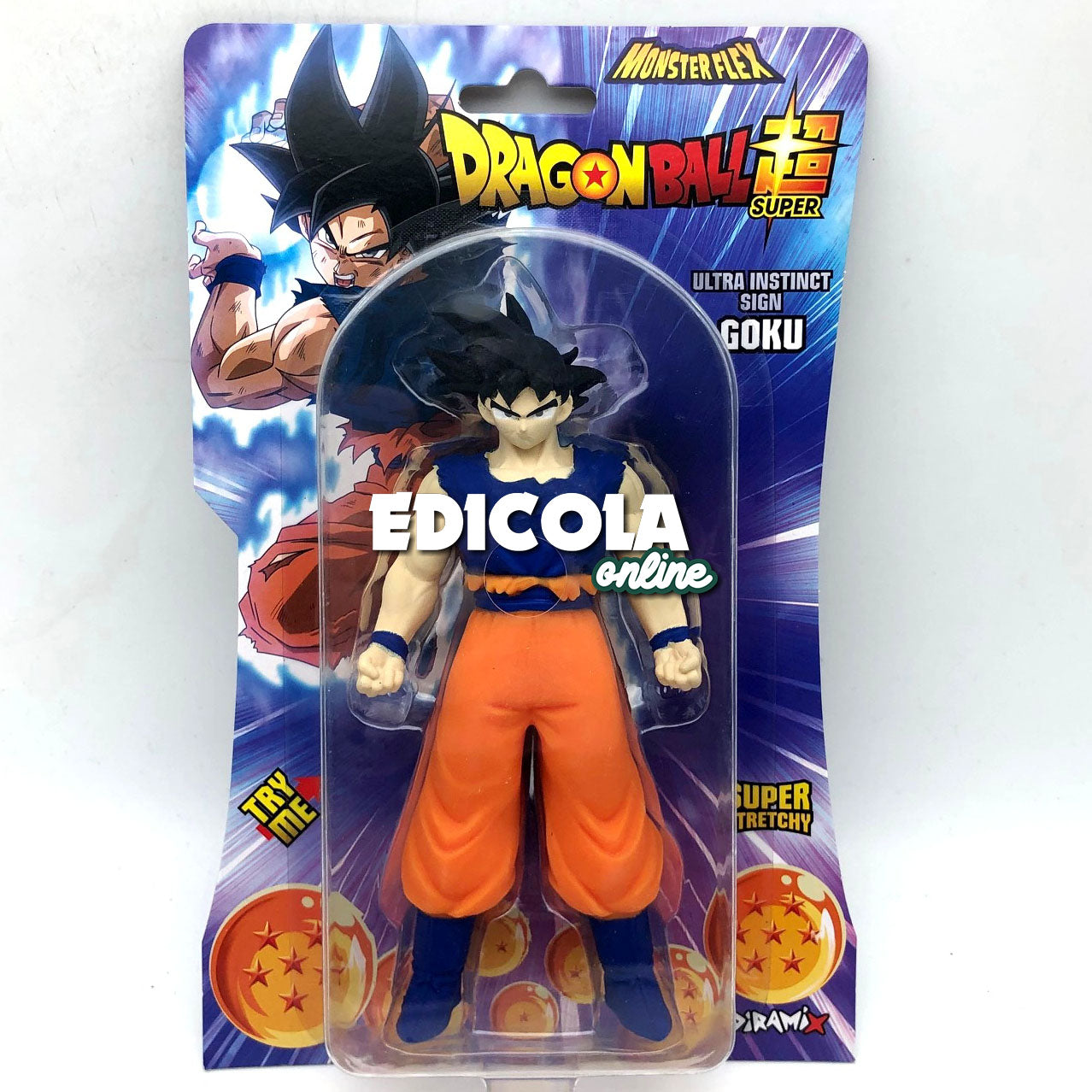 Personaggi DRAGONBALL Serie 2 2026 - Action Figure 3D Super Allungabili Monsterflex Goku Manga (Copia)