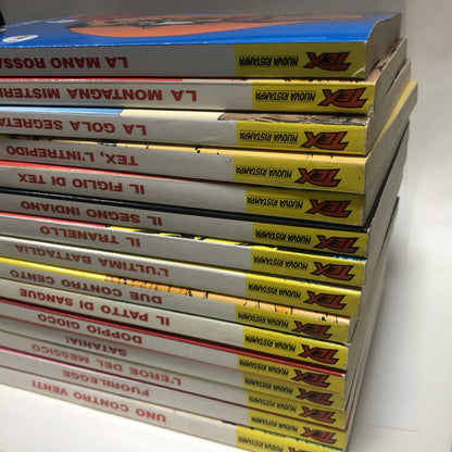 Fumetti TEX WILLER Nuova Ristampa Completa da n 1 a 15 La Mano Rossa lotto Usati