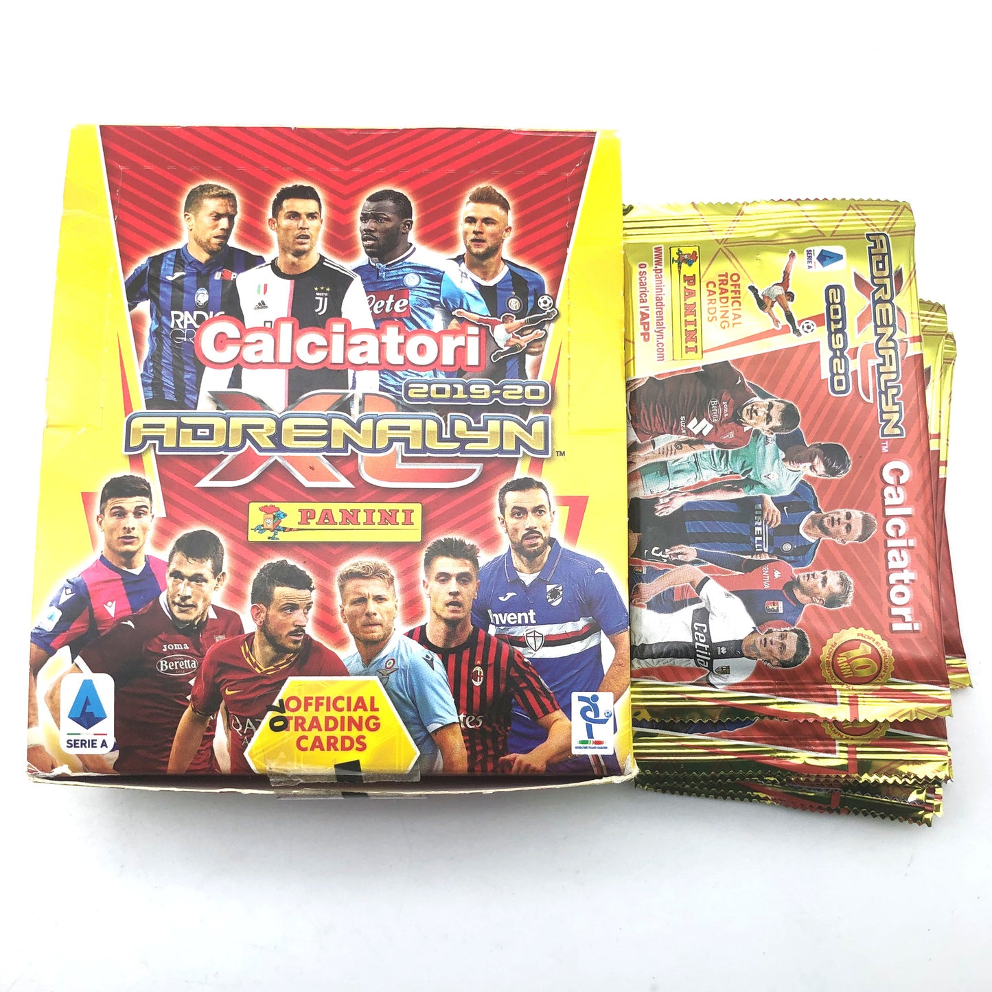 Box 24 Packs of PANINI Card Adrenalyn XL 2024-25 Footballers