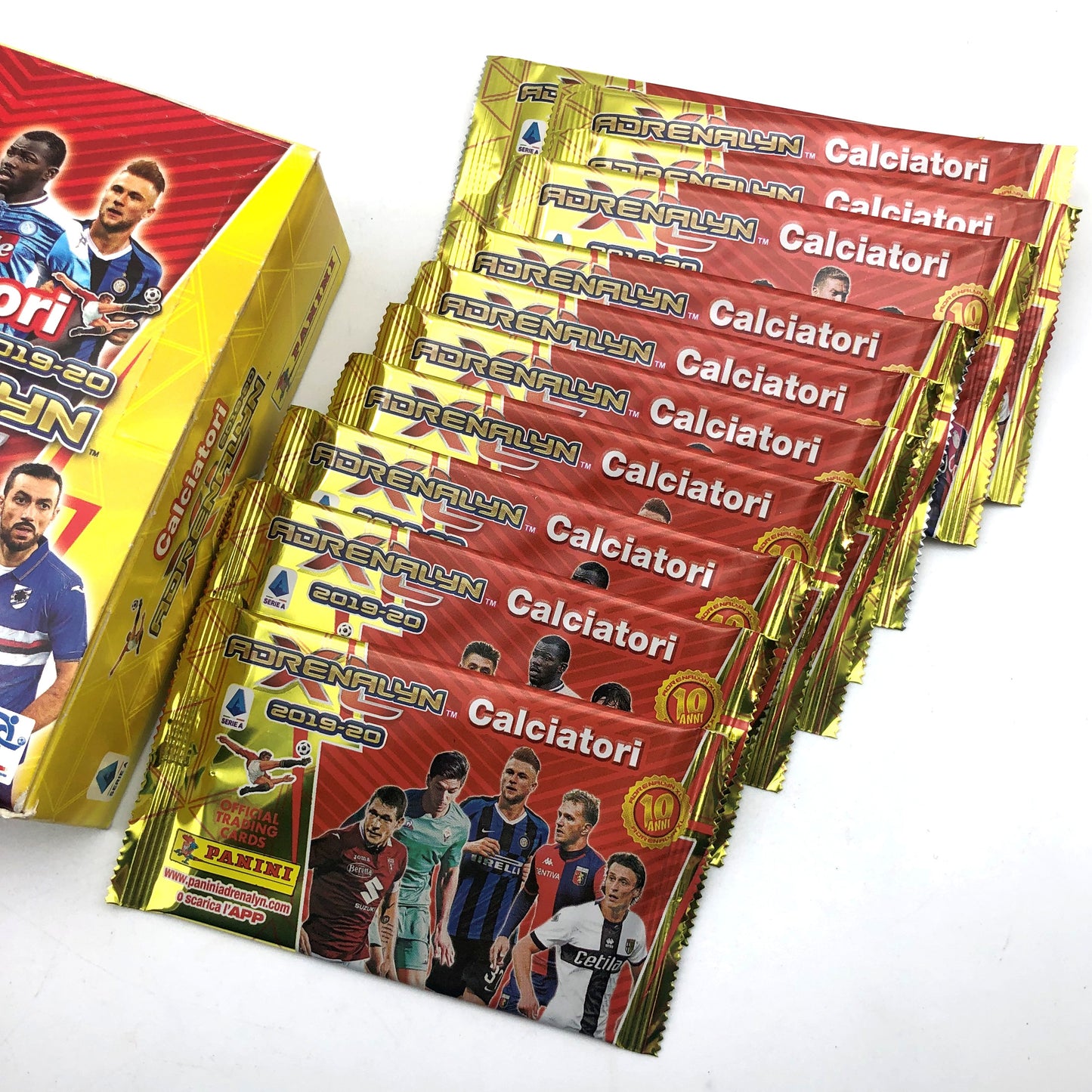 Box 24 Packs of PANINI Card Adrenalyn XL 2024-25 Footballers