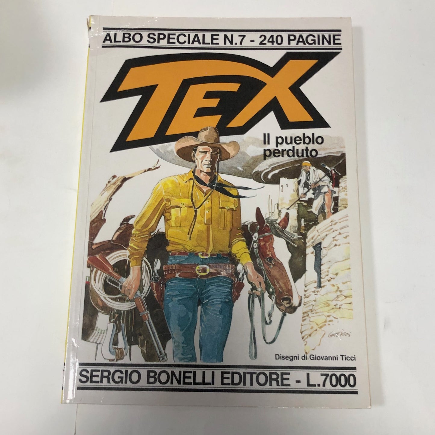 Comics SONDERBUCH Giant TEX WILLER Lot Rare Texone Gebrauchte Erstausgabe