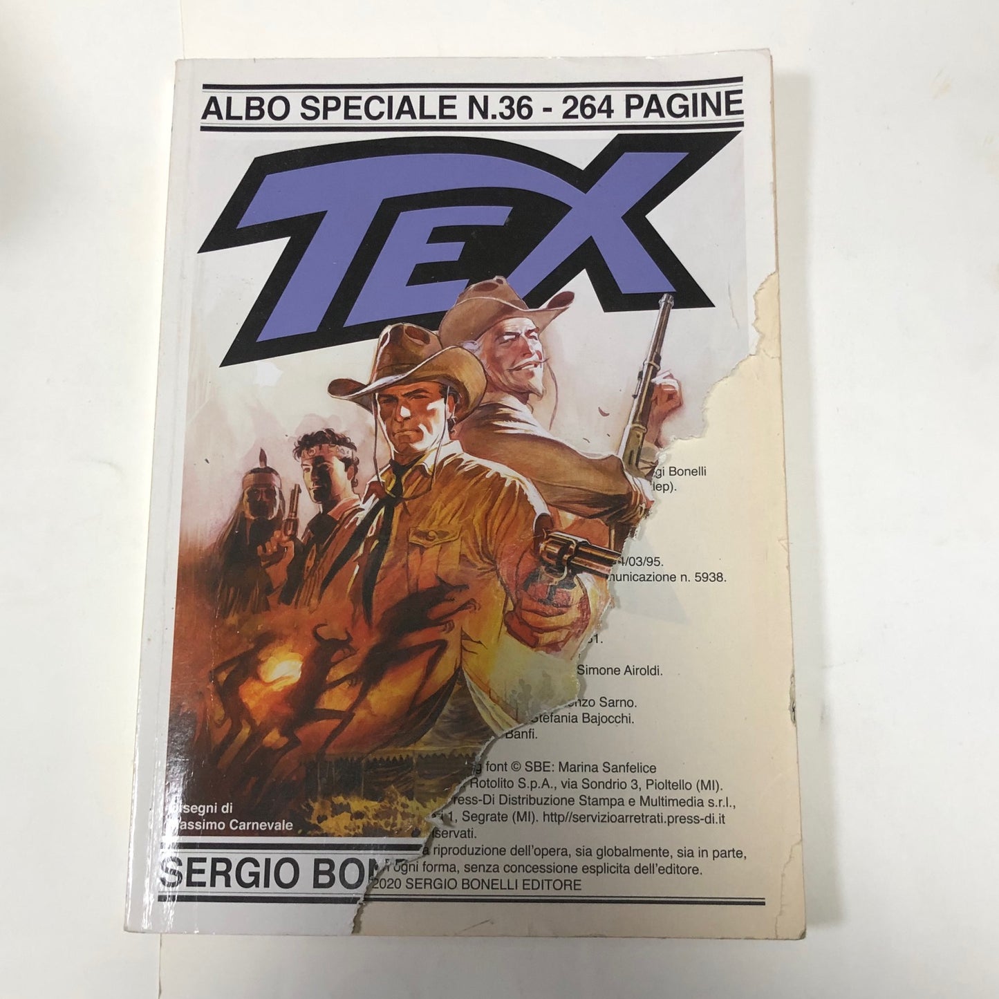 Comics SONDERBUCH Giant TEX WILLER Lot Rare Texone Gebrauchte Erstausgabe