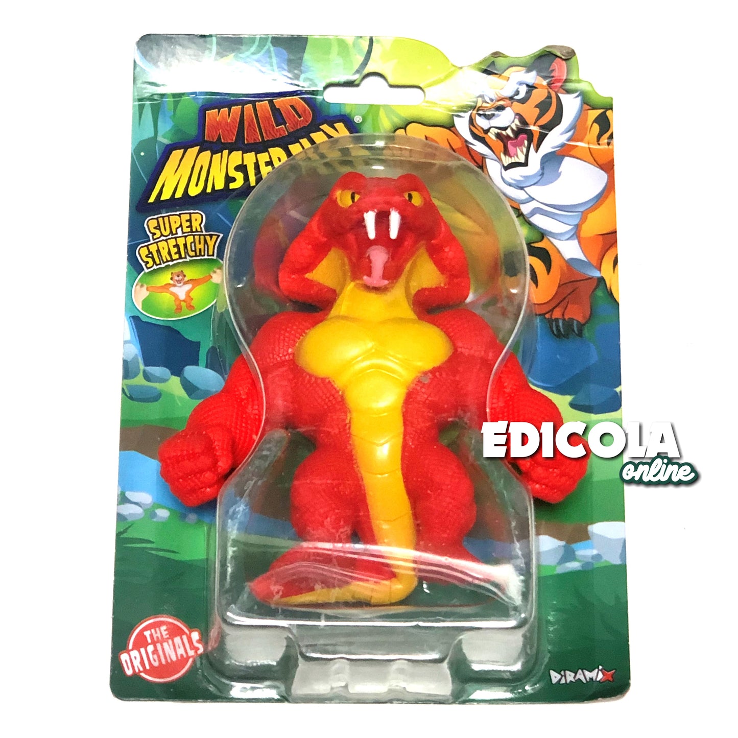 Personaggi WILD MONSTER FLEX Monsterflex Allungamostri Allungabili Blisterati