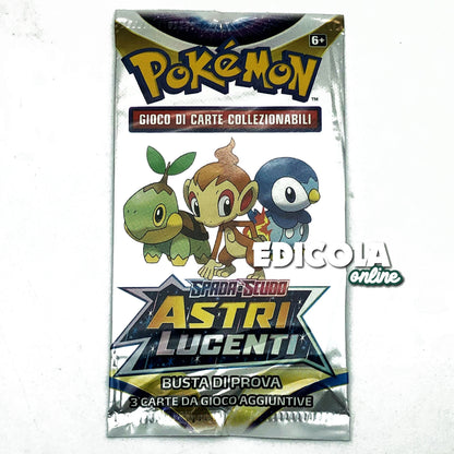 Bustine Pokémon ITA Sigillate - Busta di Prova - 3 Carte da Gioco Aggiuntive - Scegli la tua Espansione in Italiano