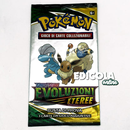 Bustine Pokémon ITA Sigillate - Busta di Prova - 3 Carte da Gioco Aggiuntive - Scegli la tua Espansione in Italiano