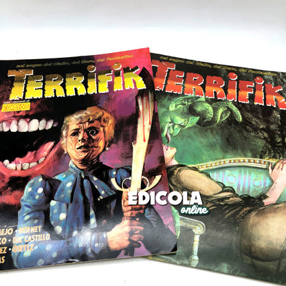 Lotto Fumetti TERRIFIK in italiano 1992 Raro Horror Noir Usati Prima Edizione Cenisio