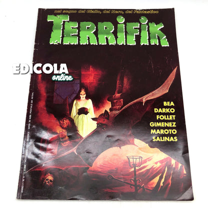 Lotto Fumetti TERRIFIK in italiano 1992 Raro Horror Noir Usati Prima Edizione Cenisio