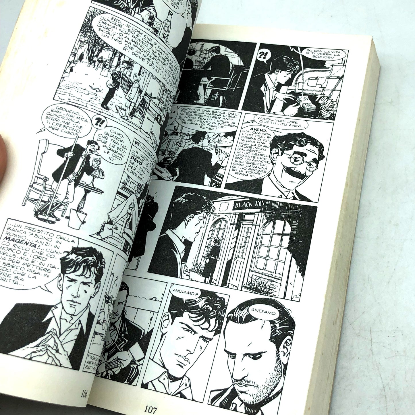 Bande dessinée de Dylan Dog - L'enquêteur des cauchemars de Tiziano Sclavi - LES MYTHES MONDADORI