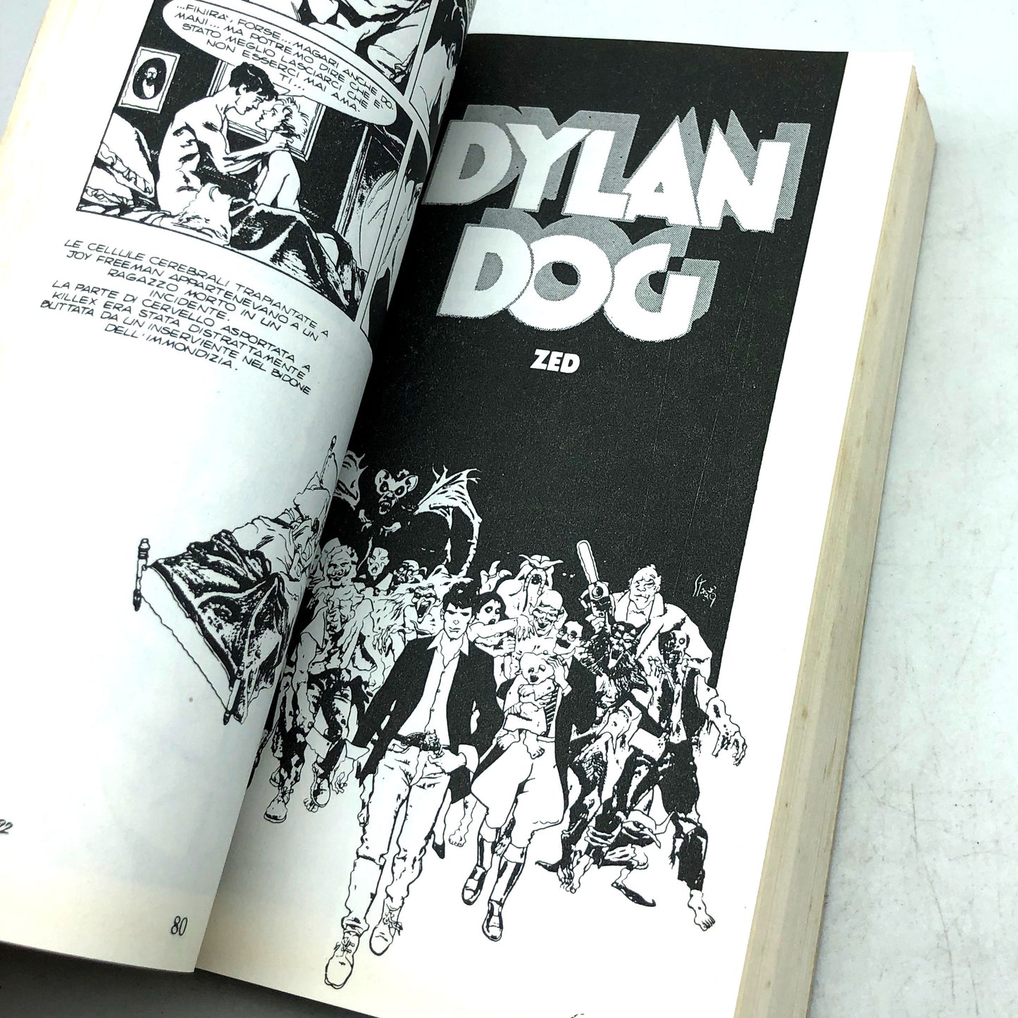 Bande dessinée de Dylan Dog - L'enquêteur des cauchemars de Tiziano Sclavi - LES MYTHES MONDADORI