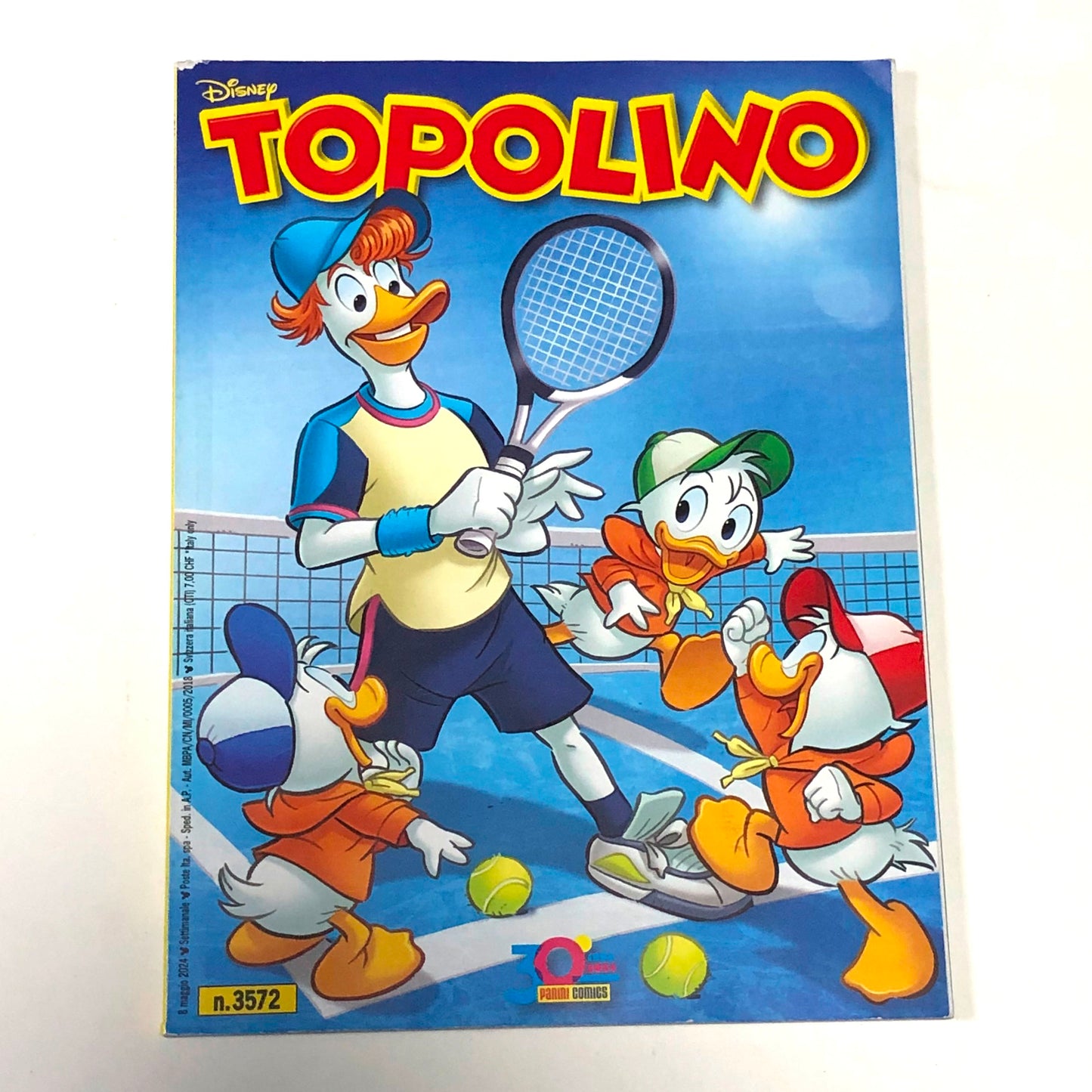 Fumetto TOPOLINO libretto n. 3572 da Collezione Cover dedicata a Jannik Sinner