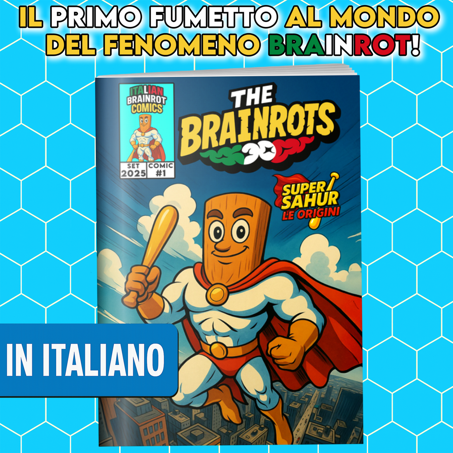Fumetto THE BRAINROTS - n. 1 (Settembre 2025) - by Italian Brainrot Comics [Card Super Sahur]]