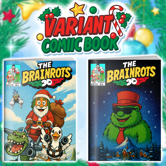[Preordine] Fumetto THE BRAINROTS - n. 4 (Dicembre 2025) - Edizione Speciale con 2 Cover Natalizie