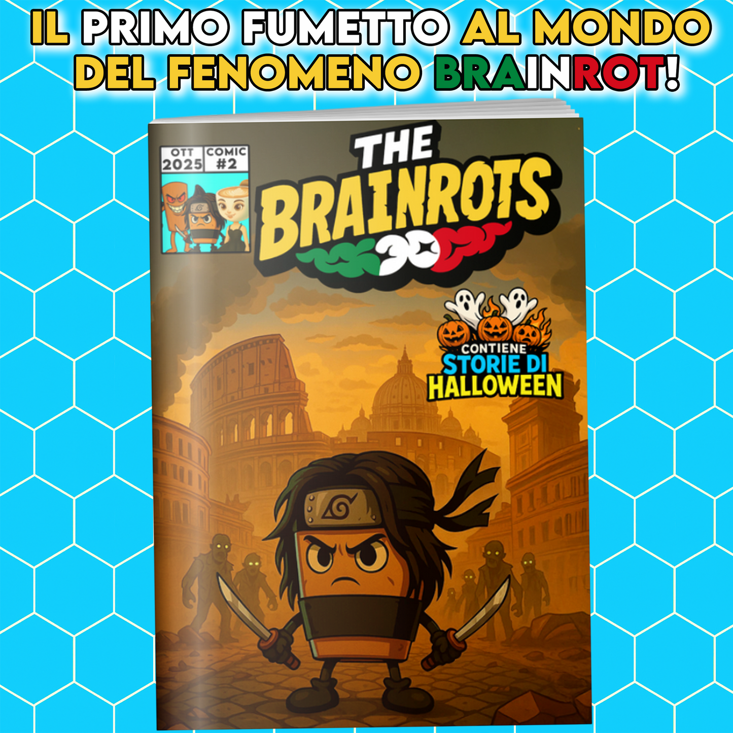 Fumetto THE BRAINROTS - n. 2 (Ottobre 2025) - Edizione speciale Halloween 90 Pagine