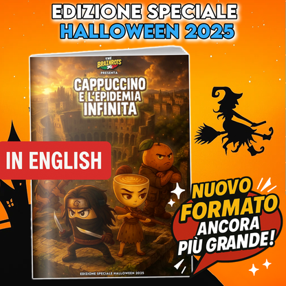 CAPPUCCINO E L'EPIDEMIA INFINITA - THE BRAINROTS COMICS BOOK : Speciale Halloween 2025: Una Storia completa in Italiano