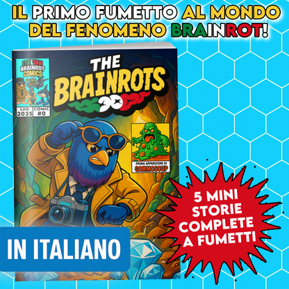 Fumetto THE BRAINROTS - n. 0 numero Zero by Italian Brainrot Comics [Card Gommosoup]
