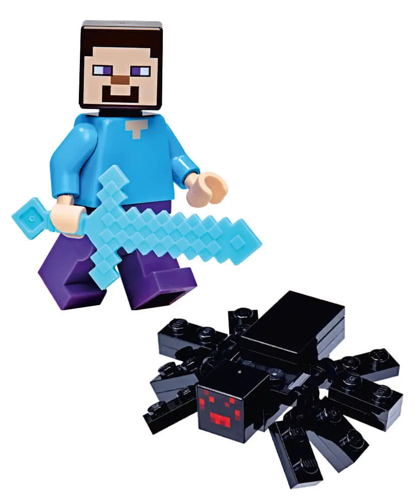 Rivista LEGO Minecraft n.10 + STEVE + RAGNO