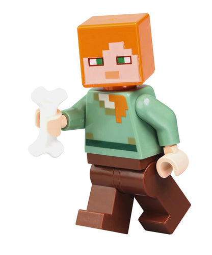 Rivista LEGO Minecraft PLUS n. 11 + ALEX + LUPO ADDOMESTICATO